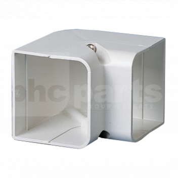 FX9332 Economy Trunking, 90Deg Elbow Bend, 70mm, White <!DOCTYPE html>
<html>
<head>
<title>Product Description</title>
</head>
<body>
<h1>Economy Trunking, 90Deg Elbow Bend, 70mm, White</h1>

<h2>Product Features:</h2>
<ul>
<li>Designed for organizing and concealing cables</li>
<li>Economy trunking made of durable materials</li>
<li>90-degree elbow bend for easy cable routing</li>
<li>Dimensions: 70mm</li>
<li>Color: White</li>
<li>Simple and easy to install</li>
<li>Can be used in various environments: homes, offices, workshops, etc.</li>
<li>Provides a neat and tidy appearance to any space</li>
<li>Flexible design allows for easy customization and modification</li>
<li>Helps prevent tripping hazards caused by loose cables</li>
</ul>
</body>
</html> Economy Trunking, 90-Degree Elbow Bend, 70mm, White