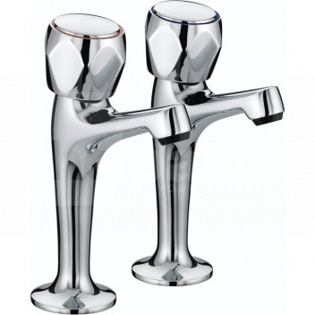 PL6320 Sink High Neck Pillar Taps (Pair), Bristan Club <!DOCTYPE html>
<html lang=\"en\">
<head>
<meta charset=\"UTF-8\">
<meta name=\"viewport\" content=\"width=device-width, initial-scale=1.0\">
<title>Sink High Neck Pillar Taps Product Description</title>
</head>
<body>
<h1>Sink High Neck Pillar Taps (Pair) - Bristan Club</h1>
<ul>
<li>High-quality brass construction for long-lasting durability</li>
<li>Chrome-plated finish for a sleek, modern look</li>
<li>Easy to use ¼ turn ceramic disc valves for smooth operation</li>
<li>High neck design suitable for both low and high water pressure systems</li>
<li>Simple installation with all necessary fixings included</li>
<li>WRAS approved product, ensuring compliance with water regulations</li>
<li>Comes as a pair for both hot and cold water supply</li>
<li>5-year manufacturer\'s warranty for peace of mind</li>
</ul>
</body>
</html> 