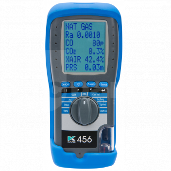 TJ1641 NOW TJ1662 - Kane 456 Combustion Analyser Kit c/w Infra-Red Printer & <!DOCTYPE html>
<html lang=\"en\">
<head>
<meta charset=\"UTF-8\">
<meta name=\"viewport\" content=\"width=device-width, initial-scale=1.0\">
<title>Product Description - NOW TJ1662 - Kane 456 Combustion Analyser Kit</title>
</head>
<body>
<h1>NOW TJ1662 - Kane 456 Combustion Analyser Kit with Infra-Red Printer</h1>
<p>The Kane 456 Combustion Analyser Kit is an essential tool for heating engineers and technicians, providing fast and accurate measurements for boiler efficiency, flue gas emissions, and temperature. Paired with an infra-red printer, this kit ensures seamless reporting and record-keeping.</p>
<ul>
<li>Easy-to-use rotary dial control</li>
<li>Large, backlit display for clear readings in all conditions</li>
<li>Direct measurement of CO2, CO (with an option to measure high CO levels), and temperature</li>
<li>Calculates O2, efficiency, excess air, and CO/CO2 ratio</li>
<li>Built-in differential pressure meter</li>
<li>Infra-red printer for instant reporting</li>
<li>Logs and stores data for later analysis</li>
<li>BS 7967 compliant</li>
<li>Long-lasting rechargeable battery</li>
<li>Rugged design with protective rubber sleeve for harsh environments</li>
</ul>
</body>
</html> 