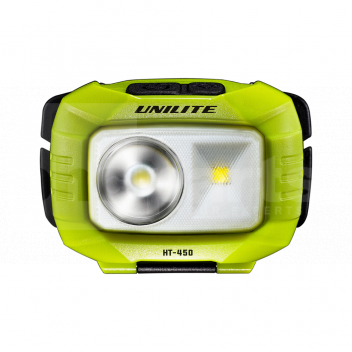 BD1620 Head Torch, Unilite HT-450, 450 Lumen, Flood/Spot Function <!DOCTYPE html>
<html>
<head>
<title>Head Torch - Unilite HT-450</title>
</head>
<body>
<h1>Head Torch - Unilite HT-450</h1>
<p>The Unilite HT-450 is a powerful head torch with a maximum output of 450 lumens. It features a flood/spot function, allowing you to switch between a wide flood beam and a focused spot beam. This versatile head torch is perfect for outdoor activities, camping, hiking, and working in low-light conditions.</p>
<head>
  <style>
    table {
      font-family: Arial, sans-serif