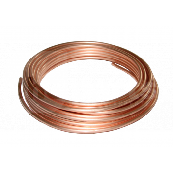 PJ1010 Pipe, 10mm Soft Copper, 10m Coil <!DOCTYPE html>
<html lang=\"en\">
<head>
<meta charset=\"UTF-8\">
<title>10mm Soft Copper Pipe</title>
</head>
<body>
<h1>10mm Soft Copper Pipe, 10m Coil</h1>
<p>This high-quality soft copper pipe is perfect for plumbing, refrigeration, and HVAC systems, providing durability and flexibility for various applications.</p>
<ul>
<li>Material: Soft copper for easy bending and shaping</li>
<li>Diameter: 10mm OD (Outside Diameter)</li>
<li>Length: 10-meter coil for long runs without connections</li>
<li>Wall thickness: Standard for 10mm copper pipes</li>
<li>Application: Suitable for water, gas, and oil lines</li>
<li>Temper: Soft temper for hassle-free manipulation</li>
<li>Compliance: Meets industry standards for quality and safety</li>
<li>Seamless: Reduces the risk of leakage and ensures consistent flow</li>
</ul>
</body>
</html> 