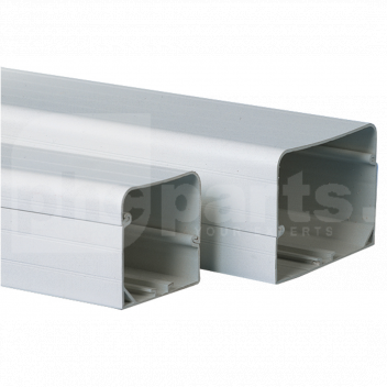 FX9302 Economy Trunking, Straight Duct, 70mm x 2m, White <!DOCTYPE html>
<html>
<head>
<title>Economy Trunking - Product Description</title>
</head>
<body>

<h1>Economy Trunking - Straight Duct, 70mm x 2m, White</h1>

<h2>Product Features:</h2>

<ul>
<li>High-quality straight duct made for efficient cable management</li>
<li>Dimensions: 70mm width, 2m length</li>
<li>Color: White</li>
<li>Easy installation and mounting on walls or surfaces</li>
<li>Durable and sturdy construction for long-lasting use</li>
<li>Designed to keep cables organized and protected</li>
<li>Can be easily cut to desired length for customization</li>
<li>Perfect for residential or commercial applications</li>
<li>Offers a neat and clean appearance for any space</li>
<li>Cost-effective solution for cable management needs</li>
</ul>

</body>
</html> Economy Trunking, Straight Duct, 70mm x 2m, White