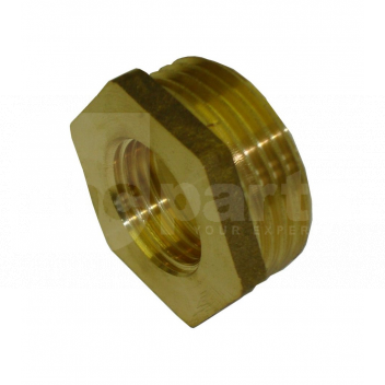 BH0250 Brass Bush, 1/2in x 1/4in BSP <!DOCTYPE html>
<html>
<head>
<title>Product Description</title>
</head>
<body>
<h1>Brass Bush, 1/2in x 1/4in BSP</h1>

<div>
<h2>Product Features:</h2>
<ul>
<li>High-quality brass construction</li>
<li>Size: 1/2in x 1/4in BSP</li>
<li>Durable and long-lasting</li>
<li>Perfect for connecting pipes and fittings</li>
<li>Easy to install</li>
<li>Provides a secure and leak-free connection</li>
</ul>
</div>
</body>
</html> Brass Bush, 1/2in x 1/4in BSP