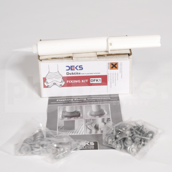 9510010 Fixing Kit, Small, for Dektite Flashings (Tek Screws, Silicone etc) <!DOCTYPE html>
<html lang=\"en\">
<head>
<meta charset=\"UTF-8\">
<meta name=\"viewport\" content=\"width=device-width, initial-scale=1.0\">
<title>200mm Top Clamp for Multi-Fuel Flexi Liner</title>
</head>
<body>
<h1>200mm Top Clamp for Multi-Fuel Flexi Liner</h1>
<p>This high-quality top clamp is specifically designed to provide a secure fixture for multi-fuel flexible liners with a diameter of 200mm. Ideal for both residential and commercial installations, it ensures a reliable and durable connection at the top of the chimney stack.</p>

<ul>
<li><strong>Diameter Compatibility:</strong> Perfectly fits 200mm diameter liners.</li>
<li><strong>Material Quality:</strong> Made from robust materials to handle high temperatures and corrosion resistance.</li>
<li><strong>Durability:</strong> Engineered for prolonged use in challenging conditions, providing long-term stability and performance.</li>
<li><strong>Easy Installation:</strong> Simple design allows for quick and secure installation, saving time and effort.</li>
<li><strong>Multi-Fuel Flexibility:</strong> Suitable for use with a variety of fuel types, including wood, coal, gas, and oil.</li>
<li><strong>Safety:</strong> Enhances the safety of your chimney system by ensuring a firm hold, reducing the risk of dislodgement.</li>
<li><strong>Maintenance:</strong> Designed for ease of access and cleaning, facilitating regular maintenance.</li>
<li><strong>Compliance:</strong> Complies with relevant safety and building codes for peace of mind.</li>
</ul>

</body>
</html> 200mm top clamp, multi-fuel flexi liner accessory, chimney liner clamp, top clamp for flue liner, fireplace liner top fixation