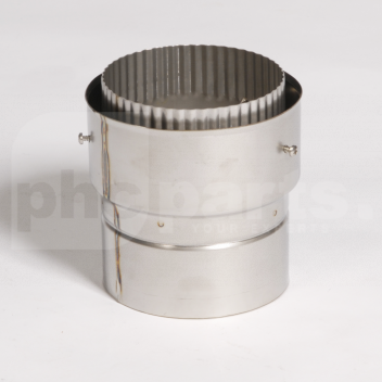 8206105 6in Multiflex Adaptor (Single Wall To Flexible Liner) 316SS <!DOCTYPE html>
<html lang=\"en\">
<head>
<meta charset=\"UTF-8\">
<title>6in Multiflex Adaptor (Single Wall To Flexible Liner) 316SS Product Description</title>
</head>
<body>
<h1>6in Multiflex Adaptor (Single Wall To Flexible Liner) 316SS</h1>
<ul>
<li><strong>Material:</strong> High-quality 316 stainless steel for durability and corrosion resistance</li>
<li><strong>Compatibility:</strong> Designed to connect single wall stove pipe to a flexible chimney liner</li>
<li><strong>Size:</strong> 6 inches in diameter to fit standard chimney liners and stove pipes</li>
<li><strong>Easy Installation:</strong> Simple and secure connection for a safe and efficient exhaust system</li>
<li><strong>Adaptability:</strong> Versatile solution for transitioning between different chimney types</li>
<li><strong>Heat Resistant:</strong> Capable of withstanding high temperatures from stove exhaust</li>
<li><strong>Leak Proof:</strong> Provides a tight seal to prevent smoke or gas leaks</li>
<li><strong>Product Life:</strong> Long-lasting construction ensures years of reliable service</li>
<li><strong>Certification:</strong> Meets necessary standards and certifications for chimney safety</li>
</ul>
</body>
</html> 6in Multiflex Adaptor, Single Wall to Flex Liner, 316 Stainless Steel, Chimney Liner Connection, Flexible Liner Adaptor