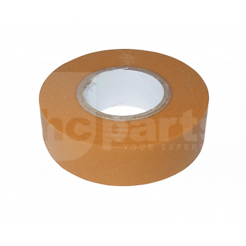 ED6077 Insulation Tape, Brown PVC, 19mm x 20m Roll <!DOCTYPE html>
<html>
<head>
<title>Insulation Tape</title>
</head>
<body>
<h1>Insulation Tape</h1>
<h3>Brown PVC, 19mm x 20m Roll</h3>

<h4>Product Features:</h4>
<ul>
<li>High-quality brown PVC insulation tape</li>
<li>Measures 19mm in width and comes in a 20m roll</li>
<li>Durable and long-lasting</li>
<li>Provides excellent electrical insulation</li>
<li>Can withstand a wide range of temperatures</li>
<li>Flexible and easy to use</li>
<li>Resistant to moisture, chemicals, and abrasion</li>
<li>Perfect for electrical wiring insulation and repairs</li>
<li>Can be used in various applications, including automotive, industrial, and household</li>
</ul>
</body>
</html> Insulation Tape, Brown, PVC, 19mm, 20m, Roll