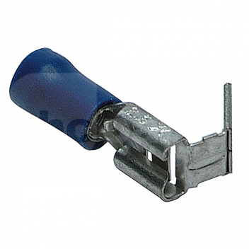 ED4205 Push On Piggy Back Terminal (PK10), Insulated, Female, Blue, 1.5-2.5mm <!DOCTYPE html>
<html>
<head>
<title>Push On Piggy Back Terminal</title>
<style>
.feature-list {
margin-left: 20px