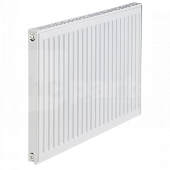 RRH00411 Henrad Compact K1 Radiator, 450mm x 1100mm <!DOCTYPE html>
<html lang=\"en\">
<head>
<meta charset=\"UTF-8\">
<meta name=\"viewport\" content=\"width=device-width, initial-scale=1.0\">
<title>Henrad Compact K1 Radiator Product Description</title>
</head>
<body>
<section>
<h1>Henrad Compact K1 Radiator, 450mm x 1100mm</h1>
<ul>
<li>Compact K1 design with a classic white finish</li>
<li>Dimensions: 450mm (height) x 1100mm (width) for a perfect fit in various room sizes</li>
<li>High heat output suitable for warming small to medium-sized spaces efficiently</li>
<li>Conforms to BS EN 442 standards for quality and performance</li>
<li>Easy to install with wall mounting brackets included</li>
<li>Pressure tested to ensure leak-free performance</li>
<li>Comes with a warranty for peace of mind</li>
<li>Environmentally friendly with a reduced water content for faster heating</li>
</ul>
</section>
</body>
</html> 
