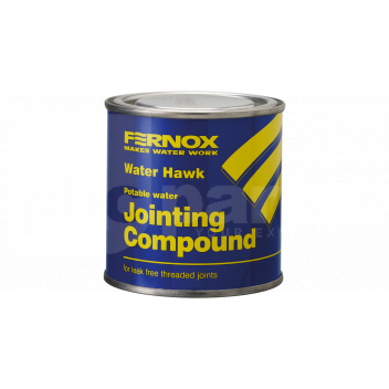 JA5041 Water Hawk Jointing Paste for Drinking Water, 400g <div>
<h2>Water Hawk Jointing Paste for Drinking Water, 400g</h2>

<img src=\"water_hawk_jointing_paste.png\" alt=\"Water Hawk Jointing Paste\" width=\"300\">

<p>
The Water Hawk Jointing Paste is specifically designed for use with drinking water systems. With its high-quality formulation, this 400g jar of jointing paste offers a reliable solution for ensuring leak-free joints in pipes and fittings.
</p>

<h3>Product Features:</h3>
<ul>
<li>Designed for use with drinking water systems</li>
<li>High-quality formulation for reliable performance</li>
<li>Provides a strong seal to prevent leaks in joints</li>
<li>Easy to apply and work with</li>
<li>Safe for use with potable water</li>
<li>Durable and long-lasting</li>
<li>400g jar ensures an ample supply for multiple applications</li>
</ul>

<p>
Whether you are a plumber or a DIY enthusiast, the Water Hawk Jointing Paste is an essential product to have in your toolkit. It offers a convenient and effective solution for ensuring the integrity of your drinking water system, providing peace of mind and reliable performance.
</p>

<p><strong>Price:</strong> $XX.XX</p>

<button>Add to Cart</button>
</div> Water Hawk, Jointing Paste, Drinking Water, 400g