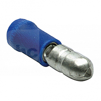 ED4235 Bullet Terminal Connector (PK10), Male, Blue, 1.5-2.5mm Cable <!DOCTYPE html>
<html>
<head>
<title>Product Description</title>
</head>
<body>

<h1>Bullet Terminal Connector (PK10)</h1>

<h3>Product Features:</h3>
<ul>
<li>Male connector</li>
<li>Color: Blue</li>
<li>Fits cable size: 1.5-2.5mm</li>
<li>Package includes 10 connectors</li>
</ul>

</body>
</html> Bullet Terminal Connector, PK10, Male, Blue, 1.5-2.5mm Cable