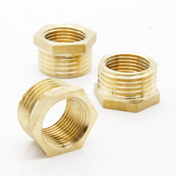 BH0255 Brass Bush, 1/2in x 3/8in BSP <!DOCTYPE html>
<html>
<head>
<title>Product Description - Brass Bush</title>
</head>
<body>
<h1>Brass Bush</h1>
<img src=\"brass_bush_image.jpg\" alt=\"Brass Bush Image\" width=\"300px\">

<h2>Product Features:</h2>
<ul>
<li>Material: Brass</li>
<li>Size: 1/2 inch x 3/8 inch BSP</li>
<li>Durable and long-lasting</li>
<li>Provides a snug and secure fit</li>
<li>Suitable for various plumbing applications</li>
<li>Easy to install and replace</li>
<li>Can withstand high pressure and temperature</li>
</ul>

<h2>Product Description:</h2>
<p>The Brass Bush is a reliable plumbing component made from high-quality brass material. With a size of 1/2 inch x 3/8 inch BSP, it is designed to provide a secure and snug fit in various plumbing applications. This brass bush is durable and long-lasting, capable of withstanding high pressure and temperature. It is easy to install and replace, making it an ideal choice for both DIY enthusiasts and professionals. Ensure a leak-free connection with the Brass Bush.</p>
</body>
</html> Nipple, Hex, Galvanised Iron, 3/4in BSP MxM