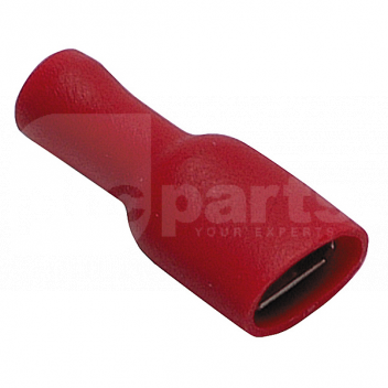 ED4160 Push On Terminal (PK 10), Insulated, Female, Red, 0.5-1.5mm Cable <!DOCTYPE html>
<html>
<head>
<title>Product Description</title>
</head>
<body>
<h1>Push On Terminal (PK 10)</h1>
<h2>Product Features:</h2>
<ul>
<li>Insulated, female push on terminal</li>
<li>Color: Red</li>
<li>Suitable for 0.5-1.5mm cable</li>
</ul>
</body>
</html> Push On Terminal, PK 10, Insulated, Female, Red, 0.5-1.5mm Cable