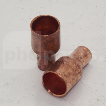 TD4104 Reducer Fitting, MxF, 1/2in x 1/4in, End Feed Copper <!DOCTYPE html>
<html>
<head>
<title>Reducer Fitting Product Description</title>
</head>
<body>

<h1>Reducer Fitting, MxF, 1/2in x 1/4in, End Feed Copper</h1>

<!-- Short Product Description -->
<p>Ensure a secure and durable connection in your plumbing system with our high-quality end feed copper reducer fitting. Perfect for transitioning between pipe sizes seamlessly.</p>

<!-- Product Features -->
<ul>
<li>Material: High-grade copper for long-lasting reliability</li>
<li>Connection Type: Male x Female (MxF) reducer</li>
<li>Inlet Size: 1/2 inch for standard pipe dimensions</li>
<li>Outlet Size: 1/4 inch to accommodate smaller pipe requirements</li>
<li>Application: Ideal for both residential and commercial plumbing installations</li>
<li>Installation: Simple end feed installation process</li>
<li>Compliance: Meets industry standards and regulations</li>
<li>Durability: Resistant to corrosion and high temperatures</li>
</ul>

</body>
</html> 