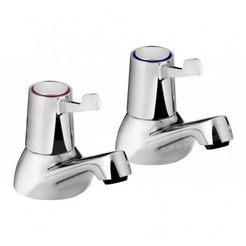 PL6030 Basin Lever Taps (Pair), Bristan Club <!DOCTYPE html>
<html lang=\"en\">
<head>
<meta charset=\"UTF-8\">
<meta name=\"viewport\" content=\"width=device-width, initial-scale=1.0\">
<title>Product Description - Basin Lever Taps</title>
</head>
<body>
<h1>Bristan Club Basin Lever Taps (Pair)</h1>
<p>Enhance your bathroom aesthetics with the sleek and functional Bristan Club Basin Lever Taps. Perfect for any modern bathroom setting.</p>
<ul>
<li>Easy to operate lever handles</li>
<li>Chrome finish for a mirror-like appearance</li>
<li>Solid brass construction for longevity</li>
<li>1/4 turn ceramic disc valves for a smooth operation</li>
<li>Supplied as a pair for hot and cold water supply</li>
<li>Minimum working pressure of 0.2 bar</li>
<li>Simple to install with a standard G 1/2 inch connection</li>
<li>Comes with a 5-year manufacturer\'s warranty</li>
</ul>
</body>
</html> 