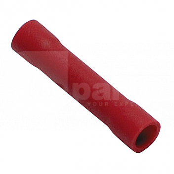 ED4100 Butt Connector (Pk 15), Insulated, Red, 0.5-1.5mm Cable <!DOCTYPE html>
<html>
<head>
<title>Product Description</title>
</head>
<body>
<h1>Butt Connector (Pk 15) - Insulated, Red, 0.5-1.5mm Cable</h1>
<h2>Product Features:</h2>
<ul>
<li>Package includes 15 insulated red butt connectors</li>
<li>Designed for use with 0.5-1.5mm cables</li>
<li>Provides a secure electrical connection</li>
<li>Easy to install and crimp</li>
<li>Durable and long-lasting</li>
<li>Color-coded for easy identification and organization</li>
<li>Suitable for various applications including automotive, household, and electronics</li>
<li>Helps prevent wire corrosion and maintains electrical integrity</li>
</ul>
</body>
</html> Butt Connector, Pk 15, Insulated, Red, 0.5-1.5mm Cable