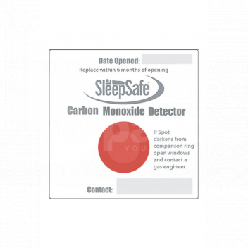 TJ9208 Carbon Monoxide (CO) Detector, Card (Single Pack) <p>The SleepSafe CO detector card is a cost-effective and easy to use method to indicate the presence of low-level carbon monoxide (CO)</p>

<ul>
	<li>Single detector in pack</li>
	<li>Ideal for use in homes, offices, hotels, bedsits, caravans, boats, aircraft&rsquo