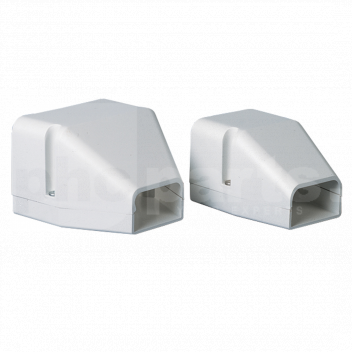 FX9122 Economy Trunking Duct End, 70mm, Ivory <!DOCTYPE html>
<html>
<head>
<title>Product Description</title>
</head>
<body>
<h1>Economy Trunking Duct End, 70mm, Ivory</h1>
<p>This Economy Trunking Duct End is designed to provide a neat and professional finish to your trunking duct system. It is specifically crafted with a width of 70mm and comes in an elegant ivory color, offering a sleek and modern look to complement any interior decor.</p>

<h2>Product Features:</h2>
<ul>
<li>High-quality plastic construction for durability and long-lasting performance</li>
<li>Designed for use with trunking duct systems</li>
<li>Easy and simple installation process</li>
<li>Neatly covers the open end of the trunking duct</li>
<li>Provides a clean and professional finish to your cable management solution</li>
<li>Width of 70mm to accommodate various cables and wires</li>
<li>Elegant ivory color for a stylish aesthetic</li>
</ul>

</body>
</html> Economy, Trunking, Duct, End, 70mm, Ivory