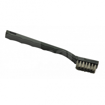 CF0201 Steel Wire Mini Brush (Toothbrush) <!DOCTYPE html>
<html>
<head>
<title>Steel Wire Mini Brush (Toothbrush) - Product Description</title>
</head>
<body>

<h1>Steel Wire Mini Brush (Toothbrush)</h1>

<p>Introducing the Steel Wire Mini Brush - the perfect toothbrush for all your dental needs. Its innovative design and advanced features make it the ideal choice for maintaining oral hygiene.</p>

<h2>Product Features:</h2>
<ul>
<li>Steel wire bristles for effective cleaning and removal of plaque</li>
<li>Compact and lightweight design, making it easy to carry and travel-friendly</li>
<li>Ergonomic handle for a comfortable grip and optimal control while brushing</li>
<li>Durable construction ensures long-lasting usage</li>
<li>Suitable for both adults and children</li>
<li>Available in a variety of vibrant colors</li>
<li>Designed to reach difficult areas for thorough cleaning</li>
<li>Effective in removing stains and maintaining teeth whiteness</li>
<li>Recommended by dentists for daily oral care routines</li>
</ul>

<p>With the Steel Wire Mini Brush, you can achieve a cleaner, healthier smile effortlessly. Upgrade your dental routine today!</p>

</body>
</html> Steel, Wire, Mini, Brush, Toothbrush