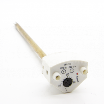 ED1110 Stat, Immersion Heater, 7in, Manual Reset <!DOCTYPE html>
<html>
<head>
<title>Product Description</title>
</head>
<body>
<h1>Stat Immersion Heater</h1>
<p>This Stat Immersion Heater is a reliable heating device designed to efficiently heat liquids. It is compact and portable, making it suitable for various applications.</p>

<h2>Product Features:</h2>
<ul>
<li>7-inch length for easy insertion and installation</li>
<li>Manual reset feature for added safety and control</li>
</ul>

<p>Whether you need to heat water, oil, or other liquids, this immersion heater will get the job done effectively. Its 7-inch length allows for convenient usage in different containers and ensures optimal heat distribution.</p>

<p>The manual reset feature provides you with added safety and control over the heating process. In the event of any overheating or malfunction, simply reset the heater manually to ensure safe operation.</p>

<p>Invest in this high-quality Stat Immersion Heater for efficient and reliable liquid heating. Its compact design and useful features make it a valuable tool for both personal and professional use.</p>
</body>
</html> Stat, Immersion Heater, 7in, Manual Reset