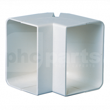FX9333 Economy Trunking, External 90Deg Elbow, 70mm, White <!DOCTYPE html>
<html>
<head>
<title>Product Description</title>
</head>
<body>
<h1>Economy Trunking, External 90° Elbow, 70mm, White</h1>
<ul>
<li>High-quality economy trunking for various cable management needs</li>
<li>External 90° elbow design for easy and seamless corner installations</li>
<li>Dimensions: 70mm</li>
<li>Color: White</li>
<li>Constructed with durable and long-lasting materials</li>
<li>Simple and quick installation process</li>
<li>Provides organized and tidy cable routing</li>
<li>Suitable for residential, commercial, and industrial applications</li>
<li>Compatible with a wide range of cable types and sizes</li>
<li>Helps prevent cable damage and wear and tear</li>
</ul>
</body>
</html> Economy Trunking, External, 90Deg Elbow, 70mm, White