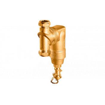 FC0400 Spirovent RV2 Air Separator, 22mm Universal Connection, Brass <!DOCTYPE html>
<html>
<head>
<title>Spirovent RV2 Air Separator, 22mm Universal Connection, Brass</title>
</head>
<body>
<h1>Spirovent RV2 Air Separator</h1>
<h2>Product Description:</h2>
<p>The Spirovent RV2 Air Separator is a high-quality brass air separator designed to remove air and microbubbles from the heating and cooling systems. It features a 22mm universal connection, making it compatible with various piping configurations.</p>

<h2>Product Features:</h2>
<ul>
<li>High-quality brass construction for durability and corrosion resistance</li>
<li>Efficiently removes air and microbubbles from heating and cooling systems</li>
<li>22mm universal connection for easy installation and compatibility with different piping configurations</li>
<li>Helps improve system efficiency and reduces energy consumption</li>
<li>Compact design allows for easy integration into existing systems</li>
<li>Compatible with both residential and commercial applications</li>
<li>Includes necessary fittings and instructions for hassle-free installation</li>
</ul>
</body>
</html> Spirovent RV2, Air Separator, 22mm, Universal Connection, Brass