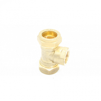 PF1575 Tee 22mm x 22mm x 1/2in FI Branch Compression <!DOCTYPE html>
<html>
<head>
<title>Tee 22mm x 22mm x 1/2in FI Branch Compression</title>
</head>
<body>
<h1>Tee 22mm x 22mm x 1/2in FI Branch Compression</h1>

<h2>Product Features:</h2>
<ul>
<li>High-quality tee fitting for plumbing applications</li>
<li>22mm x 22mm x 1/2in size</li>
<li>Compression fitting for secure and leak-proof connections</li>
<li>Durable and long-lasting construction</li>
<li>Designed for use with copper or plastic tubing</li>
<li>Easy to install and requires no special tools</li>
<li>Suitable for both residential and commercial use</li>
</ul>
</body>
</html> Tee, 22mm, 22mm x 22mm x 1/2in, FI, Branch, Compression