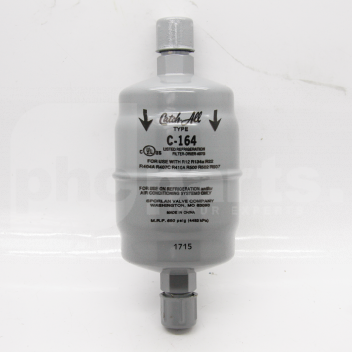 BH4818 Catch-All Filter Drier, Type C-164, 1/2in Flare Connections <!DOCTYPE html>
<html>
<head>
<title>Product Description</title>
</head>
<body>
<h1>Catch-All Filter Drier, Type C-164, 1/2in Flare Connections</h1>

<h3>Product Features:</h3>
<ul>
<li>High-quality filter drier for efficient and reliable operation</li>
<li>Type C-164 design ensures optimal performance</li>
<li>1/2in flare connections for easy installation</li>
<li>Durable construction for long-lasting use</li>
<li>Effectively removes moisture, acid, and contaminants from the refrigerant</li>
<li>Improves system efficiency and extends the life of HVAC equipment</li>
<li>Compatible with various HVAC systems and refrigerants</li>
</ul>

<p>Whether you are a professional HVAC technician or a DIY enthusiast, the Catch-All Filter Drier Type C-164 with 1/2in Flare Connections is a must-have for your HVAC needs. This high-quality filter drier ensures efficient and reliable operation, while its Type C-164 design guarantees optimal performance.</p>

<p>The 1/2in flare connections make installation quick and easy, saving you time and effort. The durable construction of this filter drier ensures long-lasting use, providing peace of mind for years to come.</p>

<p>With its ability to effectively remove moisture, acid, and contaminants from the refrigerant, this filter drier improves the overall efficiency of your HVAC system and extends the life of your equipment. It is compatible with various HVAC systems and refrigerants, making it versatile for different applications.</p>

<p>Invest in the Catch-All Filter Drier Type C-164 with 1/2in Flare Connections today and experience the difference it can make in your HVAC system\'s performance and longevity.</p>
</body>
</html> Catch-All Filter Drier, Type C-164, 1/2in Flare Connections