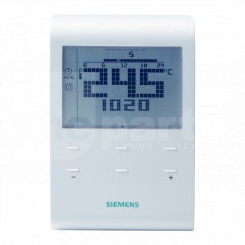 TN1227 Digital Programmable Room Stat, Siemens RDE100.1 <!DOCTYPE html>
<html lang=\"en\">
<head>
<meta charset=\"UTF-8\">
<meta http-equiv=\"X-UA-Compatible\" content=\"IE=edge\">
<meta name=\"viewport\" content=\"width=device-width, initial-scale=1.0\">
<title>Siemens RDE100.1 Digital Programmable Room Stat</title>
</head>
<body>
<h1>Product Description</h1>
<p>The Siemens RDE100.1 is a digital programmable room thermostat designed for precise temperature control and energy savings in residential or commercial settings.</p>

<h2>Key Features:</h2>
<ul>
<li>Easy-to-read digital display with intuitive user interface</li>
<li>Programmable daily and weekly schedules for efficient energy usage</li>
<li>Automatic heating and cooling changeover for year-round comfort</li>
<li>Optimum start/stop control to reach desired temperature at the set time</li>
<li>Battery-powered for convenient placement without the need for wiring</li>
<li>Compatible with most heating and cooling systems</li>
<li>Compact and sleek design to blend into any interior decor</li>
</ul>
</body>
</html> 