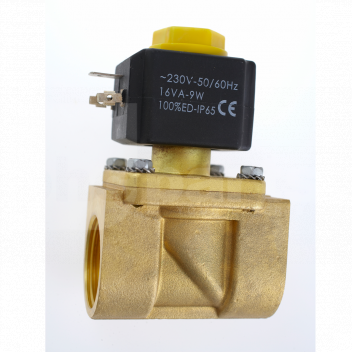 SC1708 Solenoid Valve Body, 3/4in BSP, for Water, Air & Oil, N.C. Banico 20E <!DOCTYPE html>
<html lang=\"en\">
<head>
<meta charset=\"UTF-8\">
<title>Solenoid Valve Body Product Description</title>
</head>
<body>
<h1>Solenoid Valve Body - Banico 20D</h1>
<p>The Banico 20D Solenoid Valve Body is designed for effective regulation of water, air, and oil flow in various systems.</p>
<ul>
<li>Port Size: 1/2in BSP</li>
<li>Suitable for Water, Air & Oil applications</li>
<li>Normally Closed (N.C.) operation</li>
<li>Durable construction for reliable performance</li>
<li>Easy to install and maintain</li>
</ul>
</body>
</html> 