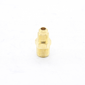 BH4054 Straight Connector, 1/4in Flare x 1/4in MPT <!DOCTYPE html>
<html>
<head>
<title>Straight Connector Product Description</title>
</head>
<body>
<h1>Straight Connector, 1/4in Flare x 1/4in MPT</h1>

<h2>Product Features:</h2>
<ul>
<li>Connects 1/4in Flare fitting to 1/4in MPT (Male Pipe Thread)</li>
<li>High-quality construction for durability and longevity</li>
<li>Provides a secure and leak-free connection</li>
<li>Easy to install and use</li>
<li>Compatible with various applications and systems</li>
<li>Compact and space-saving design</li>
</ul>

<h2>Product Specifications:</h2>
<ul>
<li>Connector Type: Straight</li>
<li>Flare Size: 1/4 inch</li>
<li>MPT Size: 1/4 inch</li>
</ul>

<h2>Product Description:</h2>
<p>The Straight Connector is a versatile plumbing fitting designed to connect a 1/4in Flare fitting to a 1/4in MPT (Male Pipe Thread). It is made with high-quality materials to ensure durability and longevity. The connector provides a secure and leak-free connection, making it ideal for various applications and systems. Its compact design saves space and allows for easy installation and use. With the Straight Connector, you can confidently connect and extend your plumbing system with ease.</p>
</body>
</html> Straight Connector, 1/4in Flare, 1/4in MPT