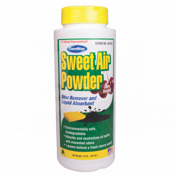CF1264 Sweet Air Powder, Odour Remover & Oil Absorbent <!DOCTYPE html>
<html>
<head>
<title>Sweet Air Powder - Product Description</title>
</head>
<body>
<h1>Sweet Air Powder - Odour Remover &amp
