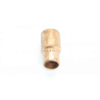TD4114 Reducer Fitting, MxF, 3/4in x 1/2in, End Feed Copper <!DOCTYPE html>
<html>
<head>
<title>Reducer Fitting Product Description</title>
</head>
<body>

<div class=\"product-description\">
<h1>Reducer Fitting - 3/4in x 1/2in End Feed Copper</h1>
<ul>
<li>Connection Type: MxF (Male x Female)</li>
<li>Size: 3/4 inch x 1/2 inch</li>
<li>Material: Durable copper construction</li>
<li>Joining Method: End Feed soldering for a strong, leak-free joint</li>
<li>Ideal for reducing pipe size in a run of copper piping</li>
<li>Compatible with both hot and cold water systems</li>
<li>Resistant to corrosion and high temperatures</li>
</ul>
</div>

</body>
</html> 