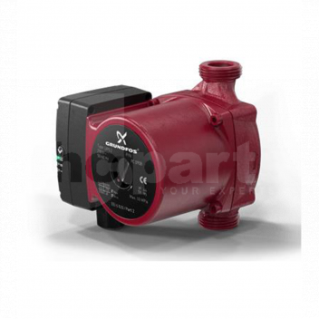 PE2005 NOW PE2001 - Pump, Grundfos UPS2 15-50/60, 4-6m Head <p><strong>The UPS2 is the ideal replacement for UPS 15-50 and 15-60 pumps in domestic heating systems and comes complete with modern motor technology and electronic control which enables it to meet current EuP/ErP standards.</strong></p>

<p><strong>Features and benefits</strong></p>

<ul>
	<li>
	<p>Three Pumps in One - The UPS2 can be set to meet the requirements of a UPS15 model designed for either 4m, 5m or 6m performance.</p>
	</li>
</ul>

<ul>
	<li>
	<p>Control Box - The control box of the UPS2 can be mounted on the left, right or on the top.</p>
	</li>
</ul>

<ul>
	<li>
	<p>Cable Gland - The cable gland of the UPS2 is the same design as that used on both the UPS15-50 and UPS15-60 circulators. This minimises time taken on changeover.</p>
	</li>
</ul>

<ul>
	<li>
	<p>Pump Head - Where the existing pump base is in good condition a pump head option can be chosen in order to minimise installation time by replacing the pump head only.</p>
	</li>
</ul>

<ul>
	<li>
	<p>Dimensions - The UPS2 is almost identical in overall dimensions to the Grundfos UPS15-50 and UPS15-60 pump models.</p>
	</li>
</ul>

<ul>
	<li>
	<p>Vent screw - The UPS2 is fitted with a screw which allows manual venting to remove air from the heating system.</p>
	</li>
</ul>

<ul>
	<li>
	<p>5 year warranty&nbsp