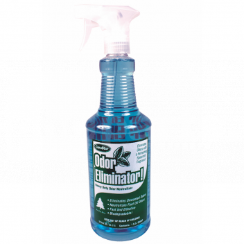 CF1260 Odor Eliminator, Heavy Duty Odor Neutralizer, 950ml Bottle <!DOCTYPE html>
<html>
<head>
<title>Product Description - Odor Eliminator</title>
</head>
<body>
<h1>Odor Eliminator - Heavy Duty Odor Neutralizer (950ml Bottle)</h1>
<img src=\"product_image.jpg\" alt=\"Product Image\">
<h2>Product Features:</h2>
<ul>
<li>Powerful odor eliminator that gets rid of unpleasant smells</li>
<li>Heavy-duty formula designed to neutralize even the toughest odors</li>
<li>Comes in a 950ml bottle for long-lasting use</li>
<li>Safe to use on various surfaces and fabrics</li>
<li>Quick and easy application for convenient use</li>
<li>Effective against pet odors, smoke, food smells, and more</li>
<li>Leaves a fresh and pleasant scent behind</li>
<li>Can be used in homes, offices, cars, and other spaces</li>
<li>Highly recommended for households with pets or smokers</li>
</ul>
<h3>Product Description:</h3>
<p>Introducing our Odor Eliminator - the ultimate solution for eliminating unwanted odors from your space. This heavy-duty odor neutralizer is designed to tackle even the most stubborn smells, leaving your environment fresh and inviting.</p>
<p>With a generous 950ml bottle, you can rely on this odor eliminator to last for multiple uses. Whether it\'s pet odors, smoke, food smells, or any other unpleasant scent, this product will effectively neutralize them.</p>
<p>Our odor eliminator is safe to use on various surfaces and fabrics. Simply spray it on the affected area, and it will quickly get to work, eliminating the odor and leaving behind a pleasant fragrance. It\'s perfect for use in homes, offices, cars, and more.</p>
<p>Don\'t let unwanted odors ruin your day. Try our Odor Eliminator today and experience the power of a truly efficient odor neutralizer.</p>
</body>
</html> Odor Eliminator, Heavy Duty, Odor Neutralizer, 950ml Bottle