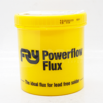 SM2050 Flux, Fernox Powerflow, Self Cleaning, 350g, WRAS Approved <p>The ideal flux for lead free solder!</p>

<p>Fernox Powerflow&nbsp