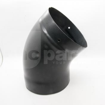 90M06303 150mm 45 Deg Elbow, Matt Blk Vit Enamel <!DOCTYPE html>
<html lang=\"en\">
<head>
<meta charset=\"UTF-8\">
<title>150mm 45° Elbow - Matt Black Vitreous Enamel</title>
</head>
<body>

<article>
<h1>150mm 45° Elbow - Matt Black Vitreous Enamel</h1>
<p>Experience seamless and efficient exhaust flow in your heating system with our top-notch 150mm 45 Degree Elbow. Designed for durability and aesthetic appeal, this elbow fitting is perfect for your stove or heating appliance exhaust needs.</p>

<ul>
<li><strong>Dimension:</strong> 150mm diameter</li>
<li><strong>Angle:</strong> 45 degrees for directional change</li>
<li><strong>Finish:</strong> Matt black for a sleek and unobtrusive look</li>
<li><strong>Material:</strong> High-quality vitreous enamel for maximum heat resistance</li>
<li><strong>Durability:</strong> Resistant to corrosion and thermal shock</li>
<li><strong>Installation:</strong> Easy to fit with a secure socketed connection</li>
<li><strong>Compatibility:</strong> Fits all 150mm flue pipes and components with male connections</li>
<li><strong>Safety:</strong> Manufactured to meet relevant safety standards</li>
<li><strong>Maintenance:</strong> Low maintenance and easy to clean</li>
</ul>
</article>

</body>
</html> 150mm 45 degree elbow, matt black, vitreous enamel, pipe connector, stove flue elbow