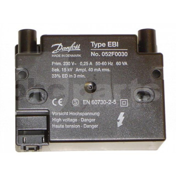 DE0035 Electronic Ignition Unit, Danfoss EBI4, (2-Outlet) <!DOCTYPE html>
<html>
<body>

<h2>Product Description</h2>
<p>Introducing the Electronic Ignition Unit, Danfoss EBI4, (2-Outlet)</p>

<h3>Product Features</h3>
<ul>
<li>High-quality electronic ignition unit</li>
<li>Brand: Danfoss</li>
<li>Model: EBI4</li>
<li>2-outlet design for versatile usage</li>
<li>Reliable and efficient ignition performance</li>
<li>Easy to install and use</li>
<li>Compact and durable construction</li>
<li>Compatible with various heating systems</li>
<li>Enhanced safety features</li>
</ul>

</body>
</html> Electronic Ignition Unit, Danfoss EBI4, 2-Outlet