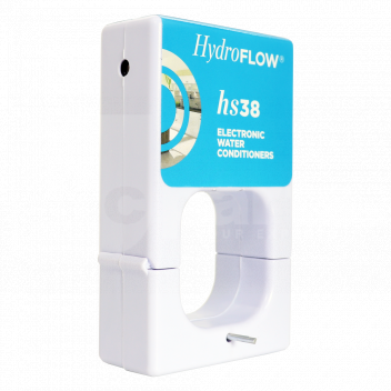 FC1702 Hydroflow HS38B Water Conditioner (Pipes upto 38mm), c/w 3-Pin Plug <!DOCTYPE html>
<html>
<head>
<title>Product Description</title>
</head>
<body>
<h1>Hydroflow HS38B Water Conditioner</h1>
<h2>(Pipes up to 38mm), c/w 3-Pin Plug</h2>

<h3>Product Features:</h3>
<ul>
<li>Reduces limescale buildup in pipes and appliances</li>
<li>Improves water quality and taste</li>
<li>Prevents corrosion and extends the lifespan of water pipes</li>
<li>Easy installation with included 3-Pin Plug</li>
<li>Effective for pipes up to 38mm in diameter</li>
<li>Environmentally friendly - no chemicals or salt needed</li>
<li>Requires no maintenance</li>
<li>Compact and space-saving design</li>
</ul>

<h3>About the Hydroflow HS38B Water Conditioner:</h3>
<p>The Hydroflow HS38B Water Conditioner is a revolutionary solution for improving the quality of your water and protecting your plumbing system. This conditioner is designed for pipes up to 38mm in diameter, making it suitable for a wide range of residential and commercial applications.</p>

<p>By using advanced electronic technology, the Hydroflow HS38B emits specific radio frequency signals that penetrate the water, altering the structure of the minerals present in the water. This process helps to prevent the formation of limescale deposits, which can clog pipes and reduce water flow over time. Additionally, it reduces existing limescale buildup, improving the overall performance of your plumbing system.</p>

<p>Installing the Hydroflow HS38B is a breeze with the included 3-Pin Plug. Simply connect it to a power source and attach it to your water supply line. The compact design ensures easy integration into any space, and once installed, the conditioner requires no maintenance.</p>

<p>Not only does the Hydroflow HS38B improve water quality and extend the lifespan of your pipes, but it also contributes to a more sustainable and environmentally friendly approach to water conditioning. Unlike traditional water softeners, no chemicals or salt are needed, saving you money and reducing your impact on the environment.</p>

</body>
</html> Hydroflow HS38B Water Conditioner, Pipes up to 38mm, 3-Pin Plug