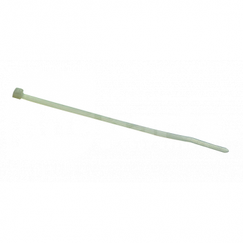 CE2505 Cable Ties (Pack of 100) 114mm Long x 2.4mm Wide, Clear <!DOCTYPE html>
<html>
<head>
</head>
<body>
<h1>Cable Ties (Pack of 100) 114mm Long x 2.4mm Wide, Clear</h1>
<ul>
<li>High-quality cable ties designed for various applications</li>
<li>Pack of 100 for convenience and value</li>
<li>Each cable tie measures 114mm long and 2.4mm wide</li>
<li>Clear color for minimal visual impact</li>
<li>Strong and durable construction to securely hold cables and wires</li>
<li>Easy to use with self-locking design</li>
<li>Versatile - suitable for home, office, garage, or workshop use</li>
<li>Helps organize and secure cables, cords, and other items</li>
<li>Can be used for bundling and labeling purposes</li>
<li>Made from high-quality materials for long-lasting performance</li>
</ul>
</body>
</html> Cable Ties, Pack of 100, 114mm Long, 2.4mm Wide, Clear