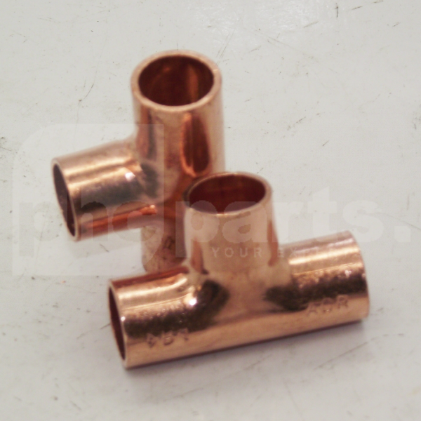 Tee, Equal, 3/8in, End Feed Copper - TD4434