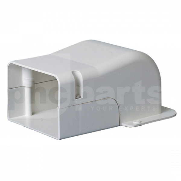 Economy Trunking Wall Cover, 70mm, White - FX9372