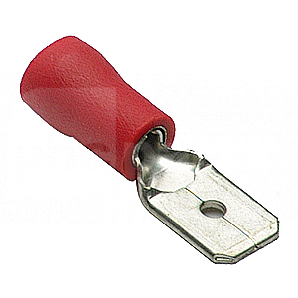 Push On Terminal (PK 15), Insulated, Male, Red, 0.5-1.5mm Cable - ED4130