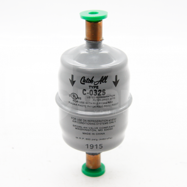 Catch-All Filter Drier, Type C-032-S, 1/4in Solder Connections - BH4852