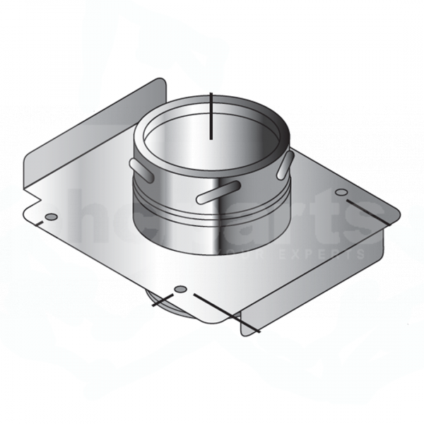 150mm Wall Support Top Plate, Eco ICID Twin Wall Insulated - 7506530