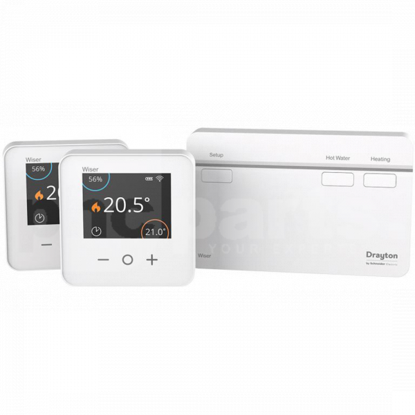 Drayton Wiser Thermostat Kit 3, 3 Channel - TN6113