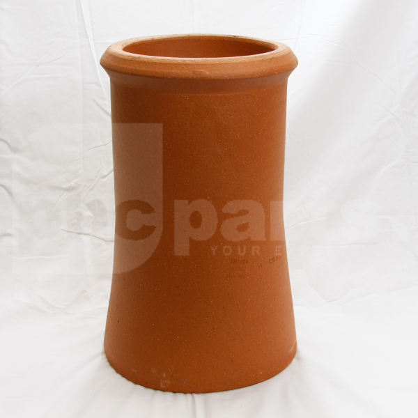 Chimney Pot, 450mm Roll Top, Terracotta - POT0110