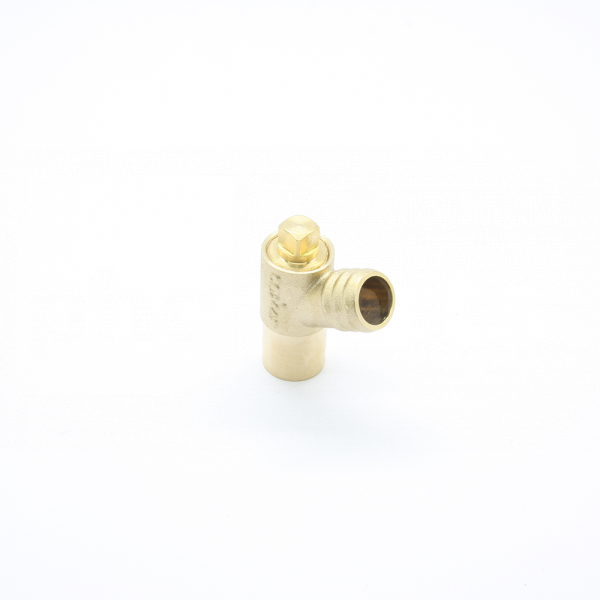 Drain Cock, 15mm Capillary, Brass (Type B, Glandless) - PL2124