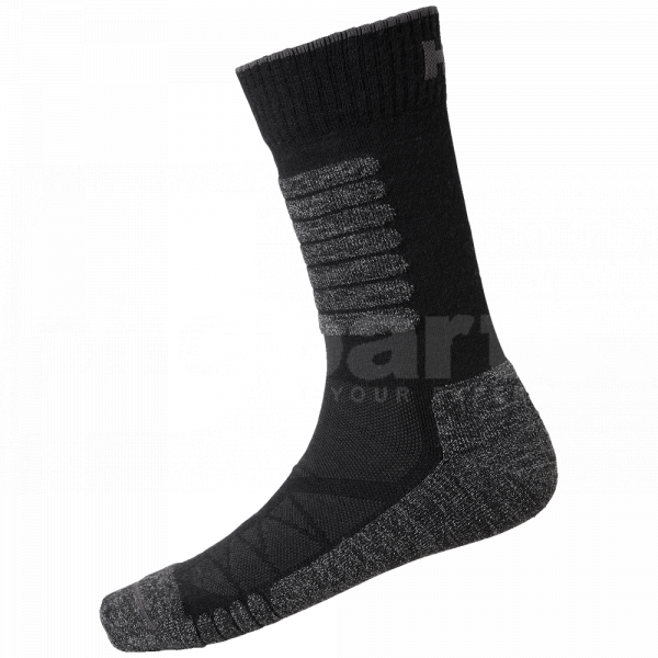 Helly Hansen Chelsea Evolution Winter Sock, Black, 36-38 - HH0523