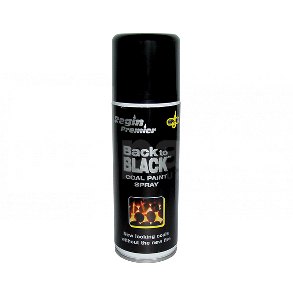 Spray Paint, 'Back to Black' (for Coals) 200ml - SU8000