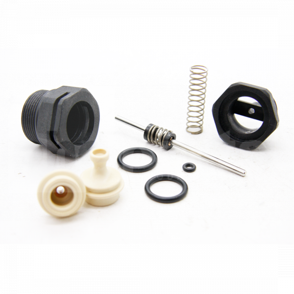 Black Nut & Spindle Repair Kit for Diverter Valve, Heatline - HN5830